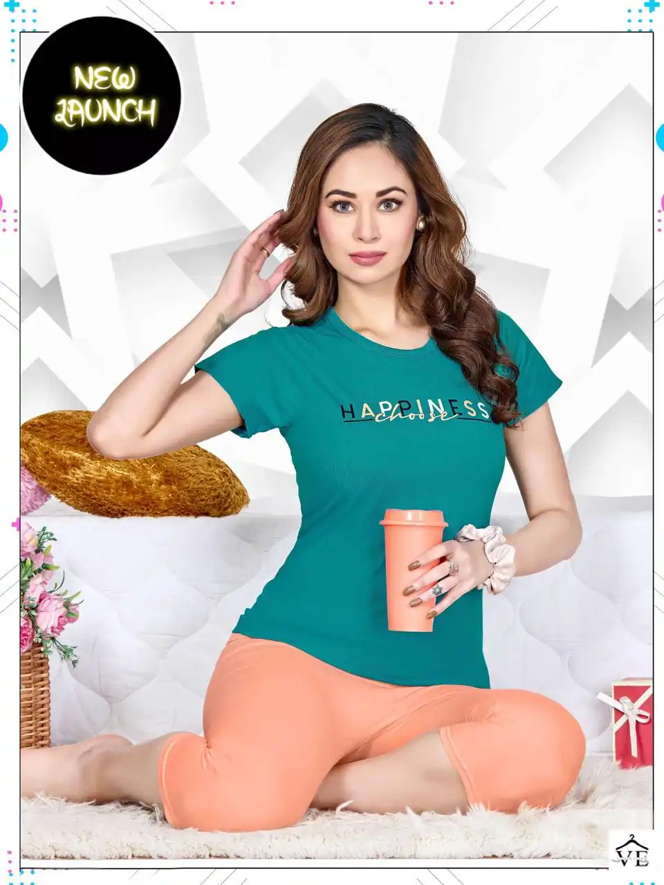 Summer Special Vol 2573 Hosiery Cotton Wholesale Capri Night Suits Catalog — Wholesale, MPA wholesale from Surat — view 5