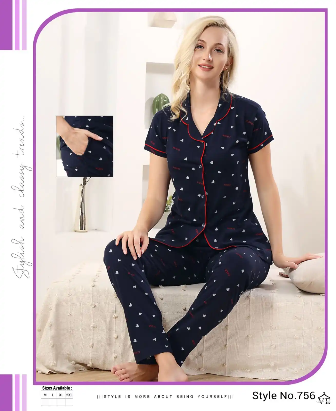 Summer Special Vol D 499 Hosiery Cotton Wholesale Night Suits Catalog — Wholesale, MPA wholesale from Surat - Gallery Image 4