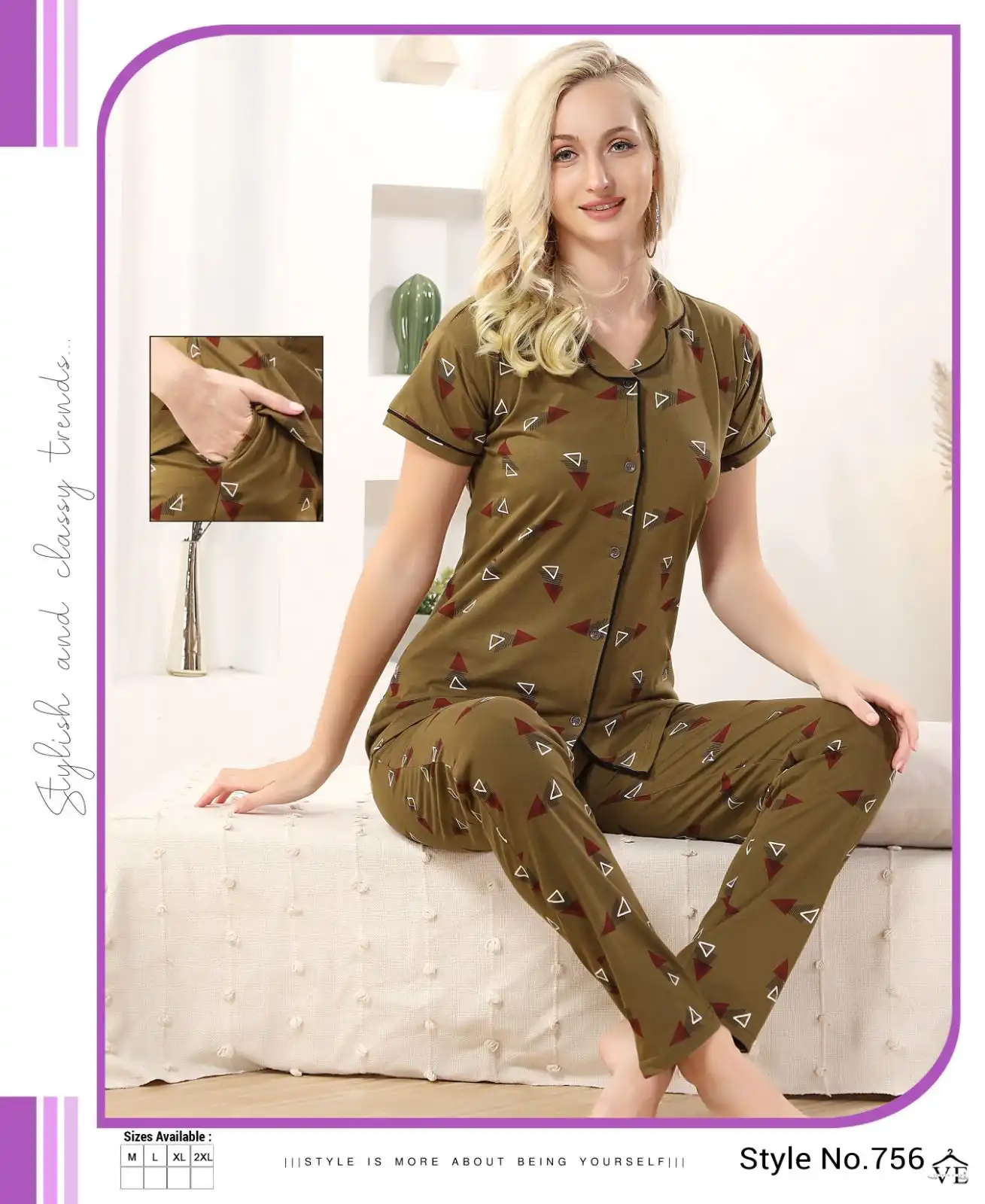 Summer Special Vol D 499 Hosiery Cotton Wholesale Night Suits Catalog — Wholesale, MPA wholesale from Surat - Gallery Image 6