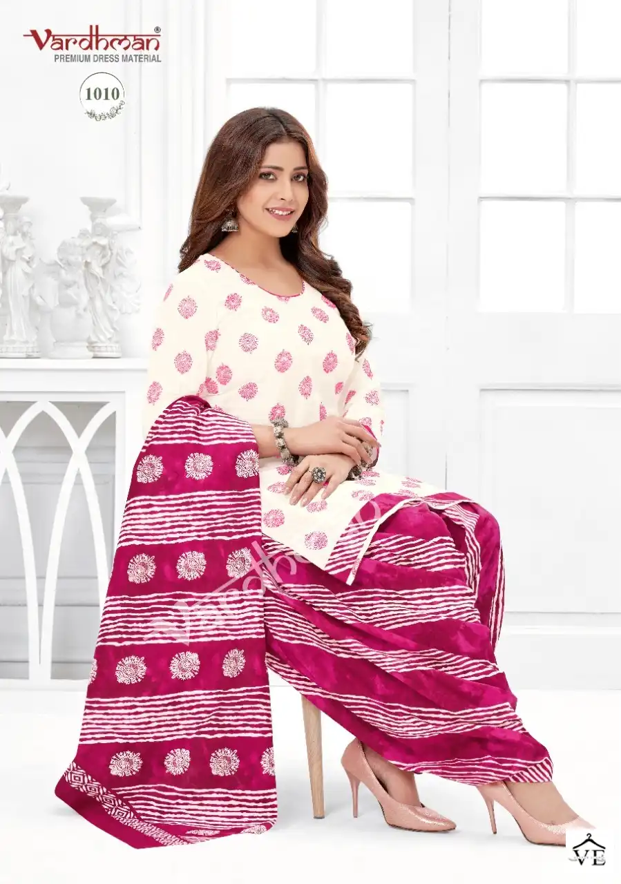Vardan Ethnic Vanshika Vol 1 Pure Cotton Wholesale Readymade Salwar Suit Catalog — Wholesale Salwar Suits, MPA wholesale from Surat - Gallery Image 11