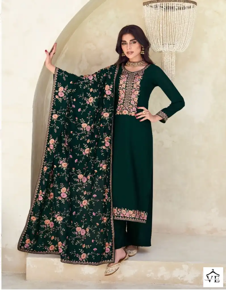 Aashirwad Verona Premium Silk Wholesale Designer Salwar Suit Catalog — Wholesale Salwar Suits, Aashirwad Creation wholesale from Surat - Gallery Image 4