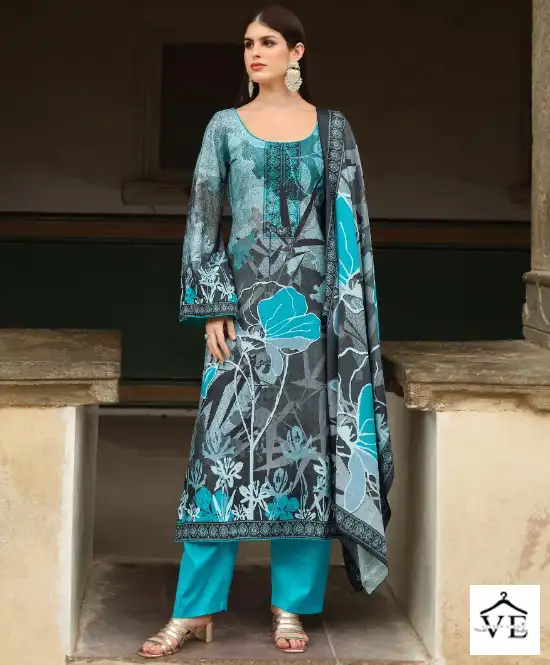 Fida Wave Pashmina Wholesale Salwar Suit Catalog — Wholesale Salwar Suits, MPA wholesale from Surat — view 1