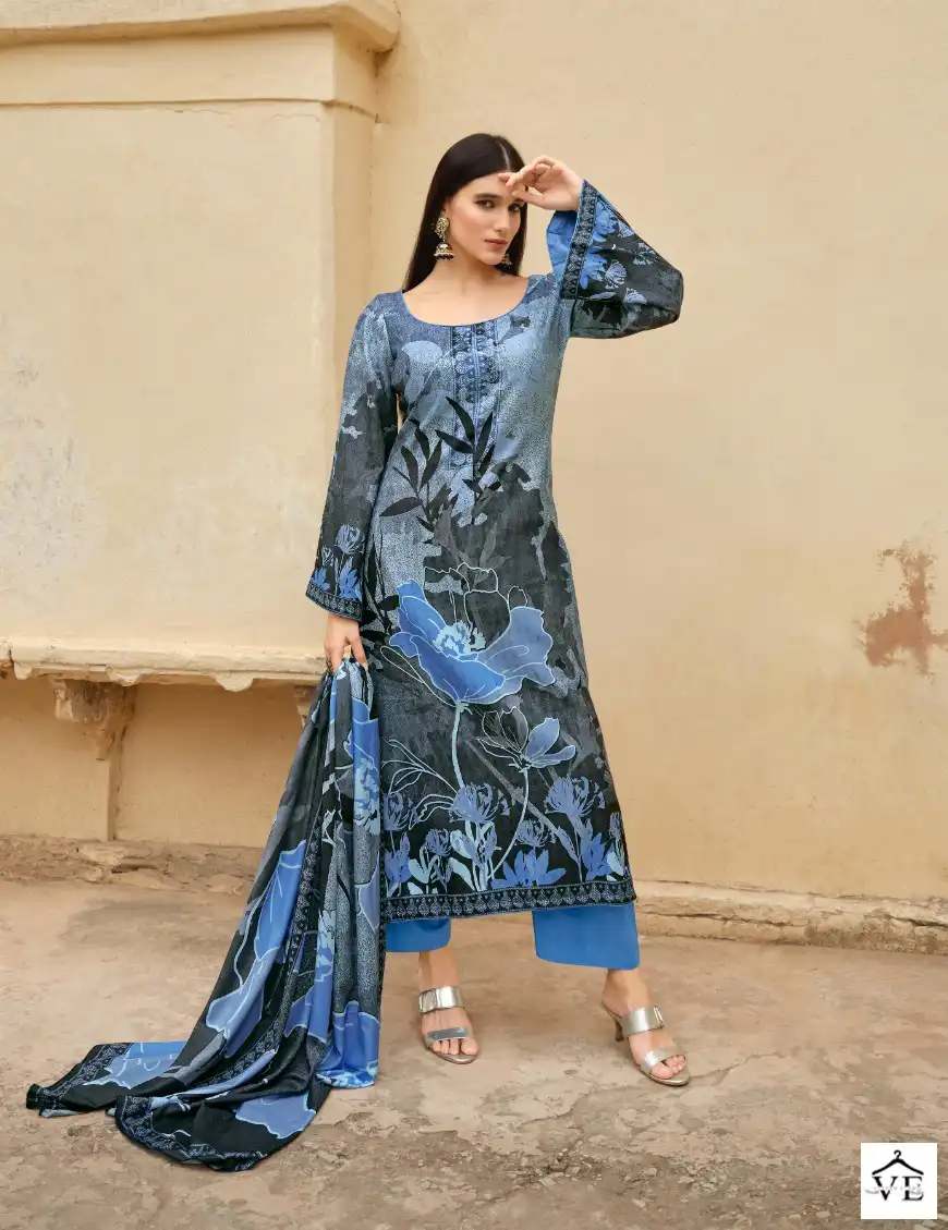 Fida Wave Pashmina Wholesale Salwar Suit Catalog — Wholesale Salwar Suits, MPA wholesale from Surat - Gallery Image 5