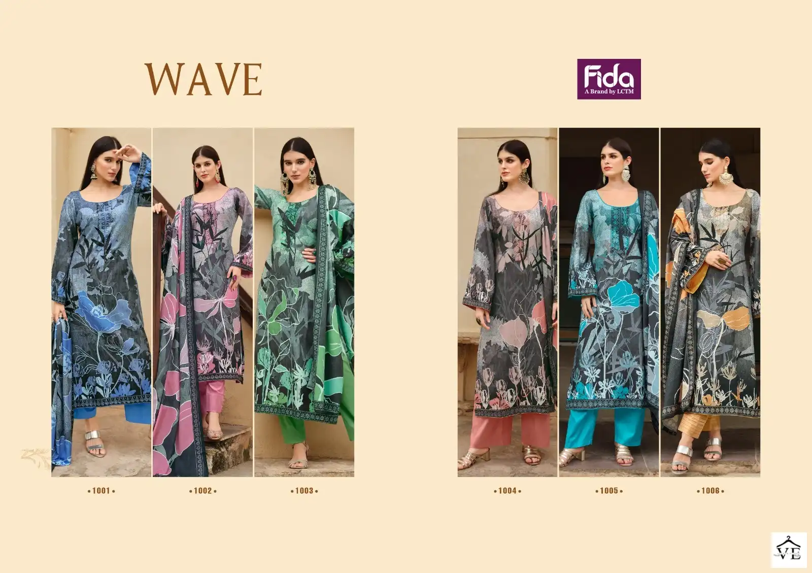 Fida Wave Pashmina Wholesale Salwar Suit Catalog — Wholesale Salwar Suits, MPA wholesale from Surat — view 7
