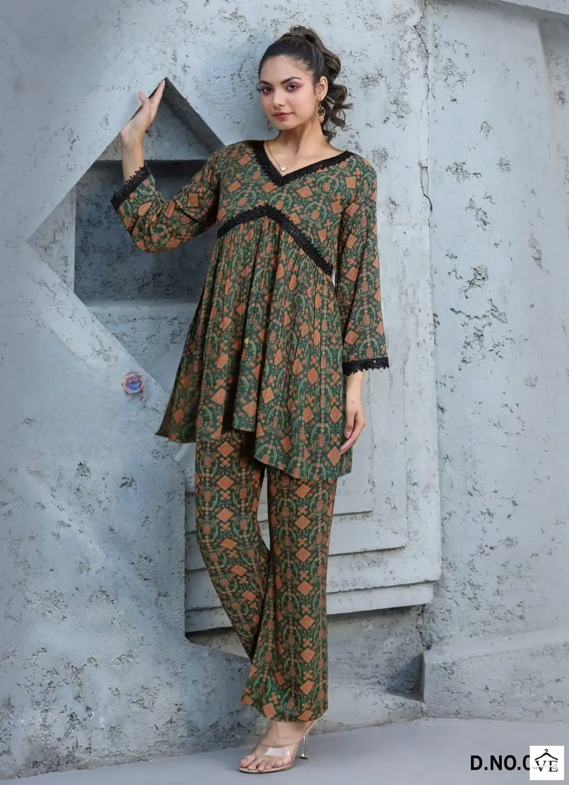 VE Vol 2 Wrinkle Cotton Wholesale Western Pair Catalog — Wholesale Kurtis, MPA wholesale from Surat — view 2