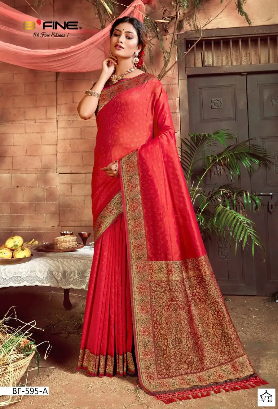 B Fine Woven Wonders Silk Wholesale Fancy Sarees Catalog — Wholesale Sarees, MPA wholesale from Surat - Gallery Image 2