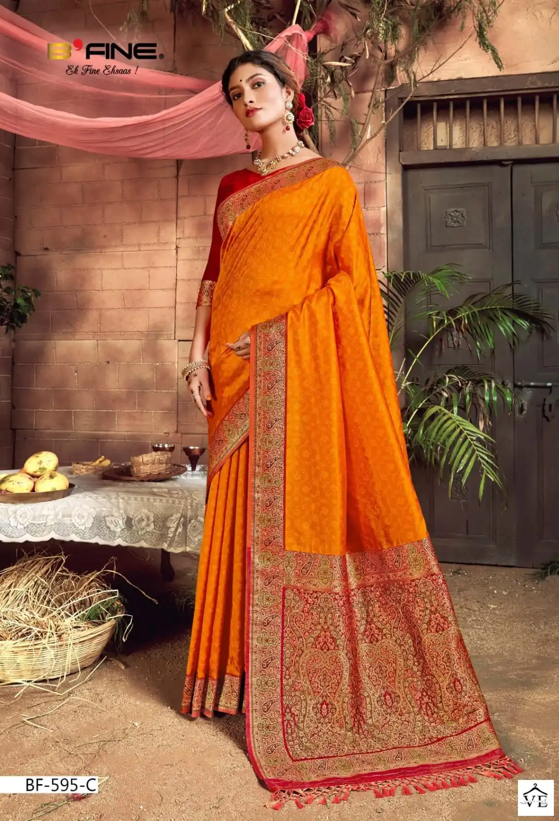 B Fine Woven Wonders Silk Wholesale Fancy Sarees Catalog — Wholesale Sarees, MPA wholesale from Surat - Gallery Image 4
