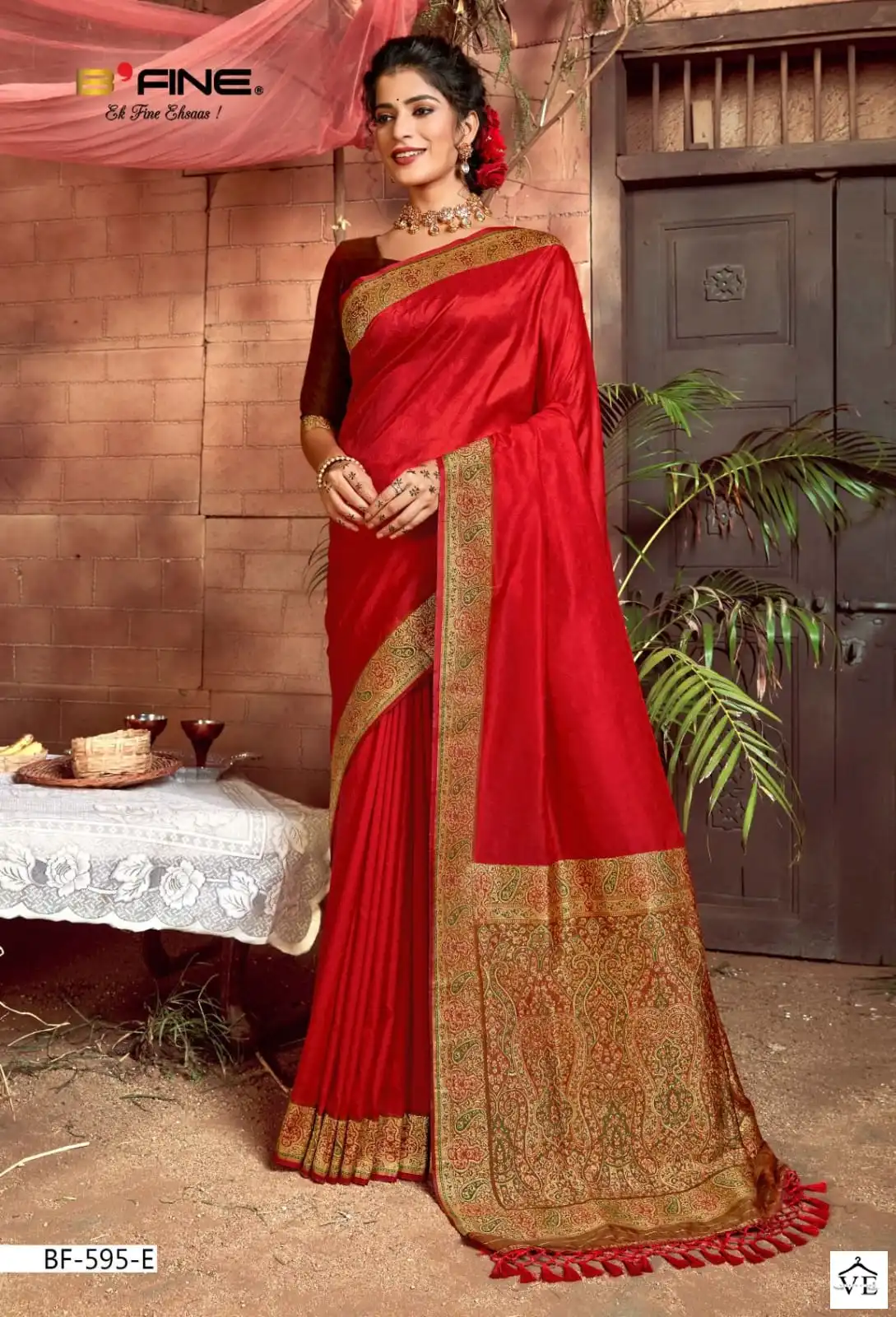 B Fine Woven Wonders Silk Wholesale Fancy Sarees Catalog — Wholesale Sarees, MPA wholesale from Surat - Gallery Image 5