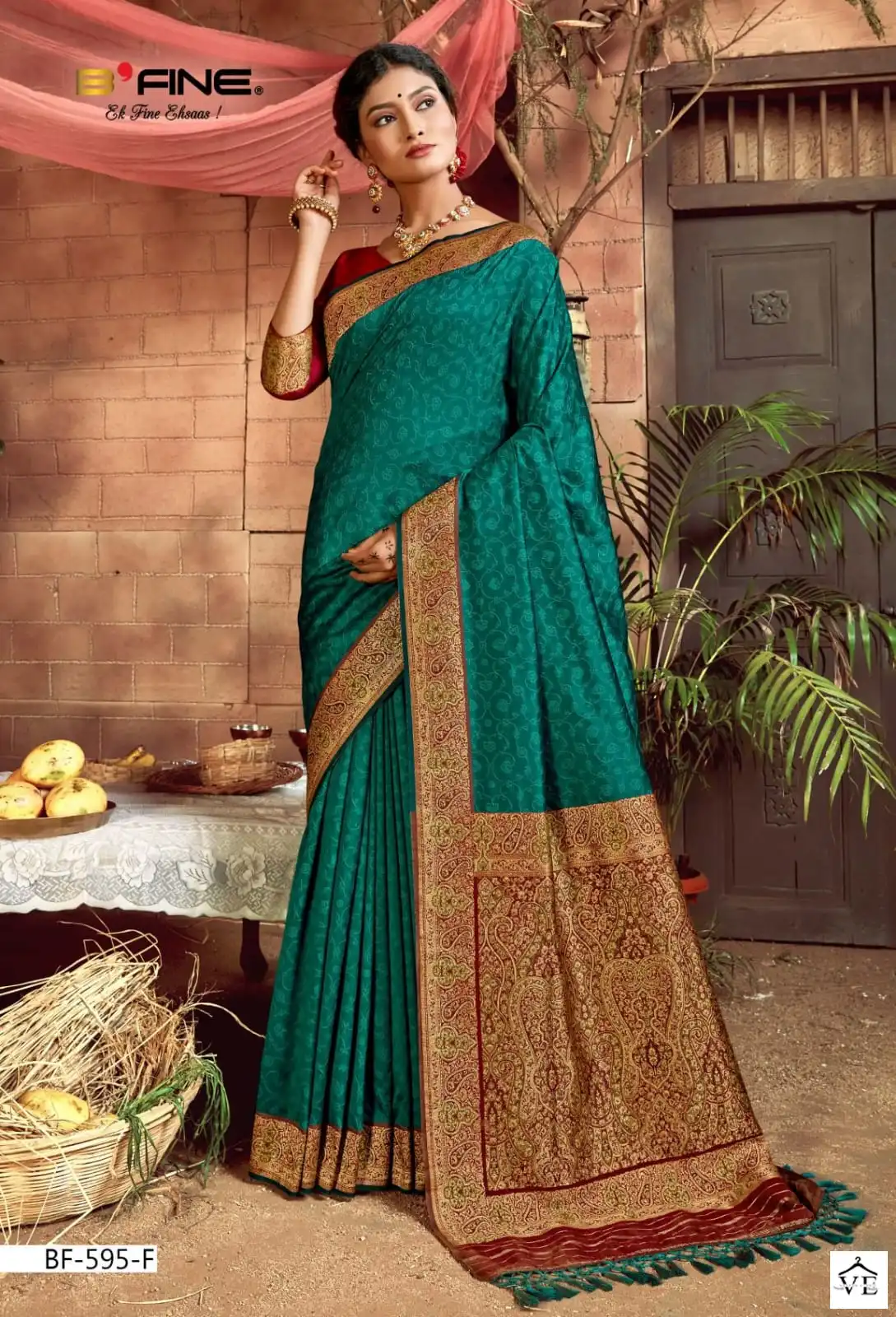 B Fine Woven Wonders Silk Wholesale Fancy Sarees Catalog — Wholesale Sarees, MPA wholesale from Surat - Gallery Image 6