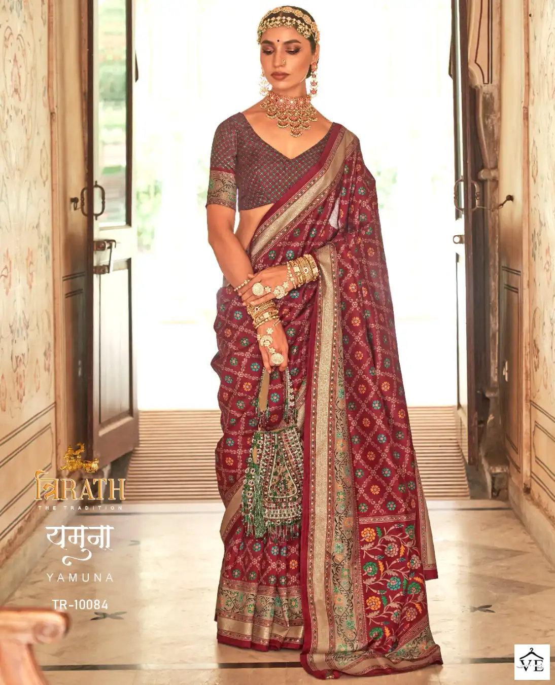 Trirath Yamuna S.P. Silk Wholesale Saree Catalog
