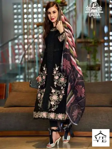Zarqash Z 146 Heavy Gorgette Wholesale Designer Readymade Pakistani Salwar Suit Catalog — Wholesale Salwar Suits, MPA wholesale from Surat — view 1