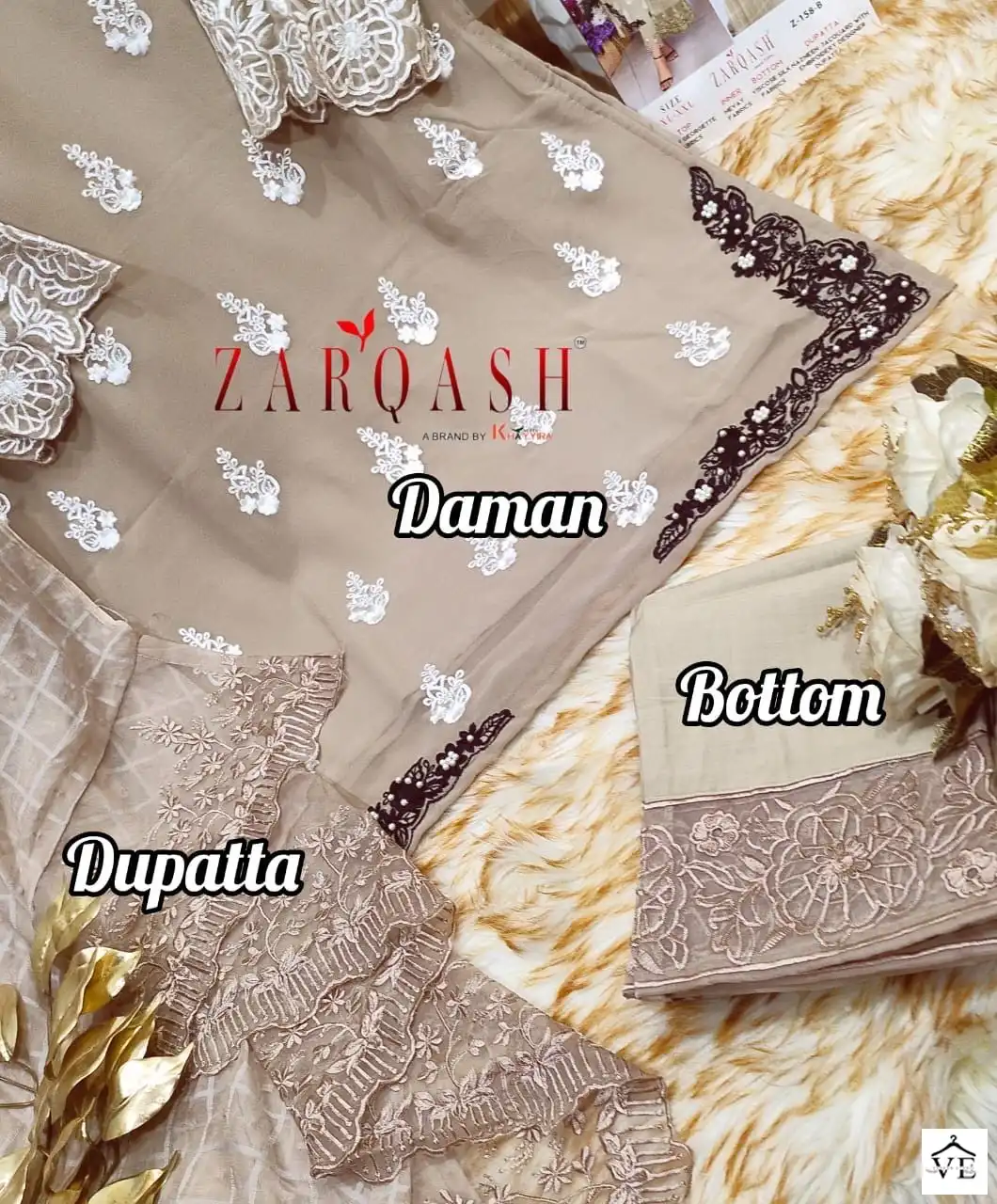 Zarqash Z 158 Heavy Georgette Wholesale Designer Readymade Pakistani Salwar Suit Catalog — Wholesale Salwar Suits, MPA wholesale from Surat - Gallery Image 9