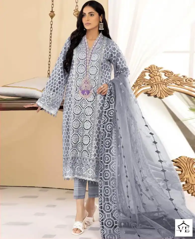 Zarqash Z 3020 Organza Wholesale Designer Pakistani Salwar Suit Catalog — Wholesale Salwar Suits, MPA wholesale from Surat — view 1