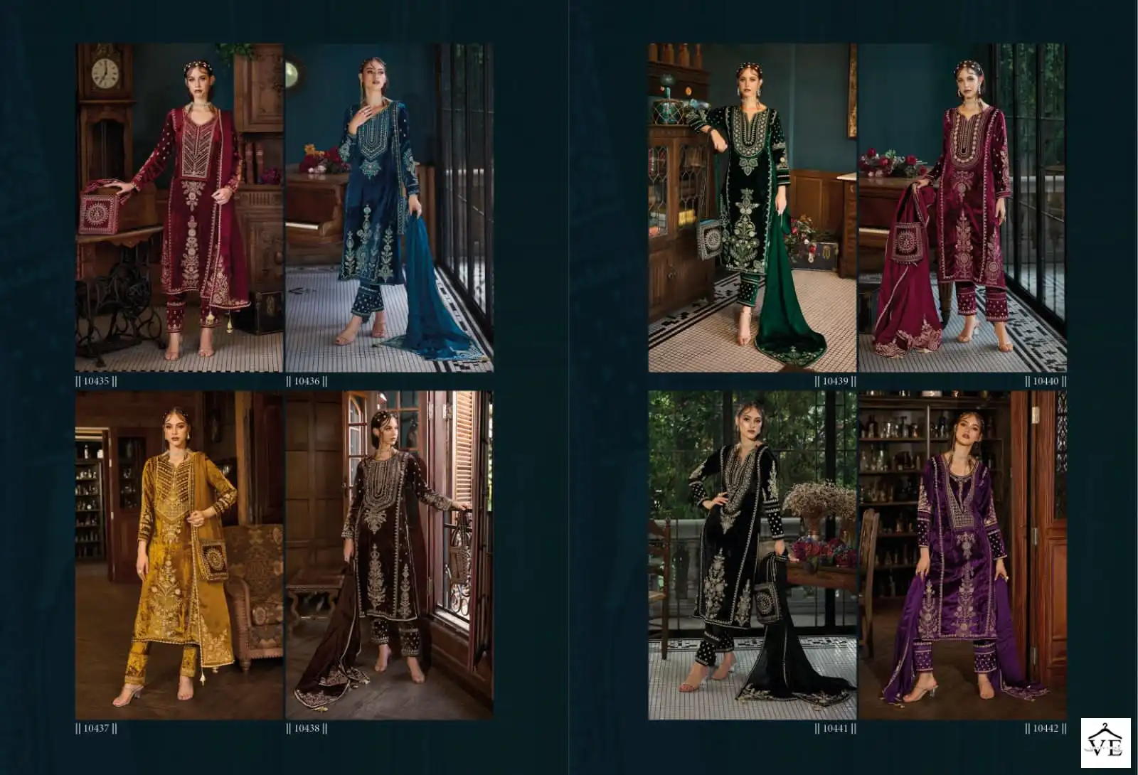 Ibiza Zairah Pure Albanian Viscose Velvet Wholesale Designer Winter Salwar Suit Catalog — Wholesale Salwar Suits, MPA wholesale from Surat — view 8