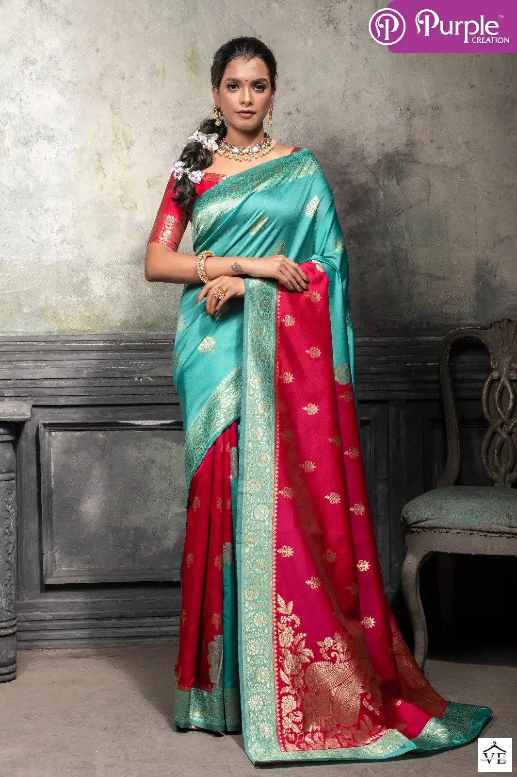 Vardan Ethnic Zari Vol 5 Banarasi Silk Wholesale Sarees Catalog — Wholesale Sarees, MPA wholesale from Surat - Gallery Image 2