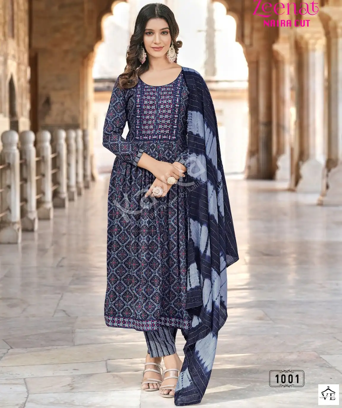 Kavya Zeenat Vol 1 Capsule Foil Print Wholesale Readymade Salwar Suit Catalog — Wholesale Salwar Suits, MPA wholesale from Surat — view 1