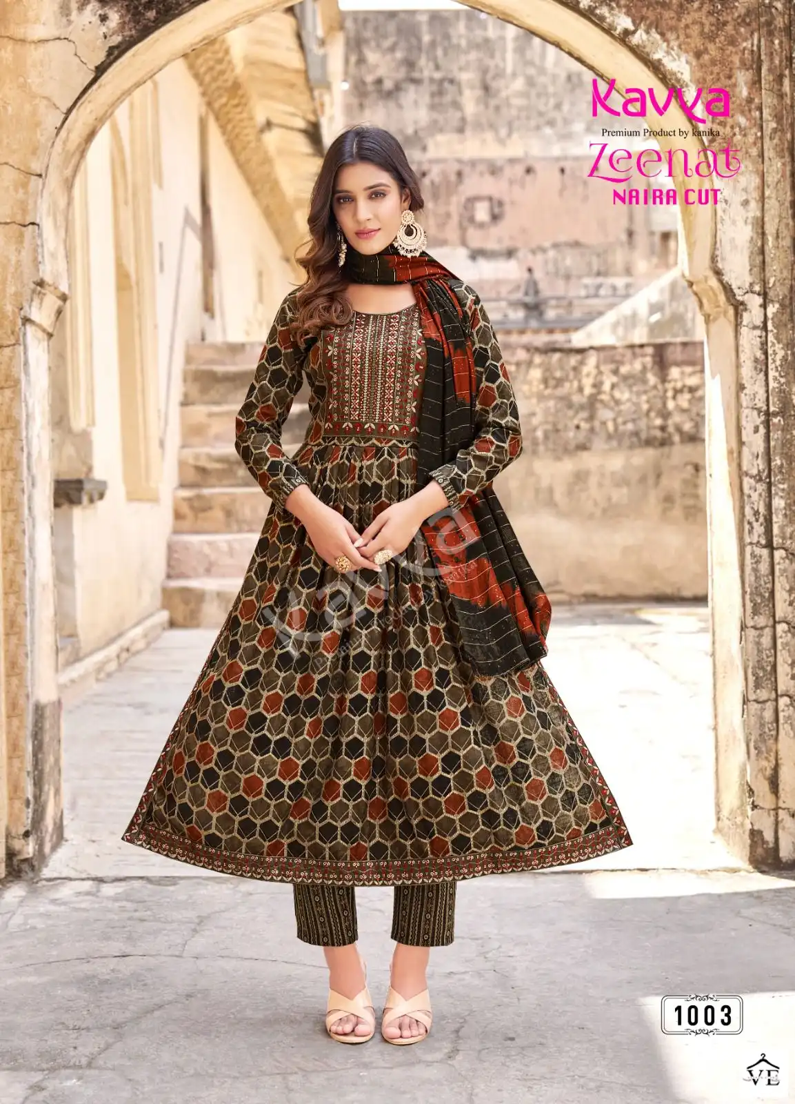 Kavya Zeenat Vol 1 Capsule Foil Print Wholesale Readymade Salwar Suit Catalog — Wholesale Salwar Suits, MPA wholesale from Surat - Gallery Image 3