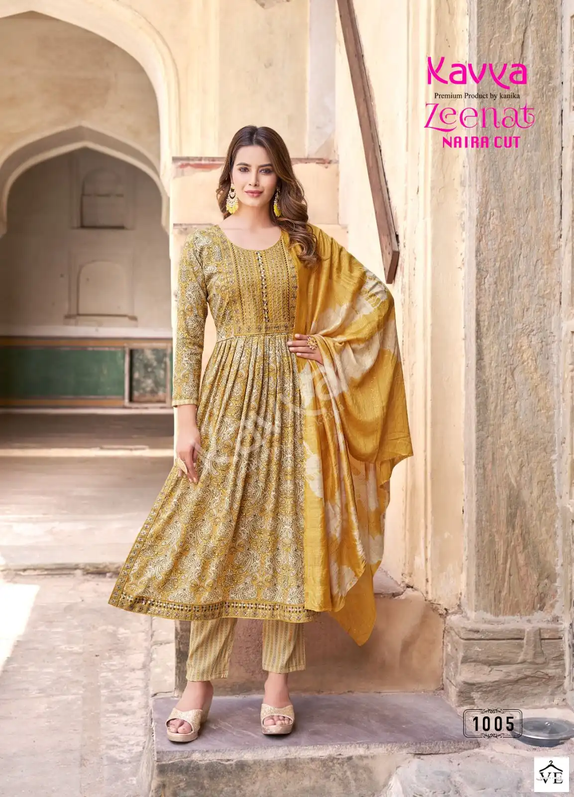 Kavya Zeenat Vol 1 Capsule Foil Print Wholesale Readymade Salwar Suit Catalog — Wholesale Salwar Suits, MPA wholesale from Surat - Gallery Image 5