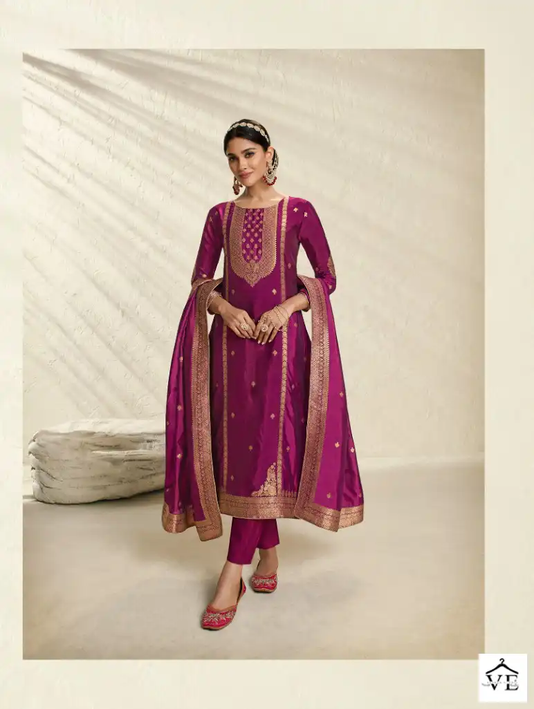 Zisa Silky 3 Bamberg Silk Wholesale Designer Salwar Suit Catalog — Wholesale Salwar Suits, MPA wholesale from Surat - Gallery Image 2
