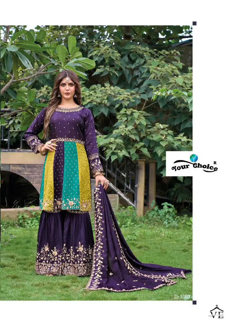 Your Choice Zolla Premium Silk Wholesale Peplum Style Readymade Suits Catalog — Wholesale Salwar Suits, MPA wholesale from Surat - Gallery Image 3