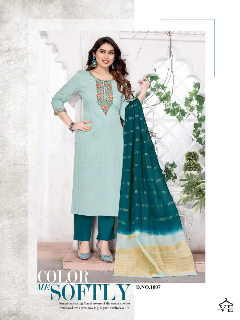 Sharda Zyana Silk Premium Cheks Silk Wholesale Designer Readymade Salwar Suit Catalog — Wholesale Salwar Suits, MPA wholesale from Surat - Gallery Image 3