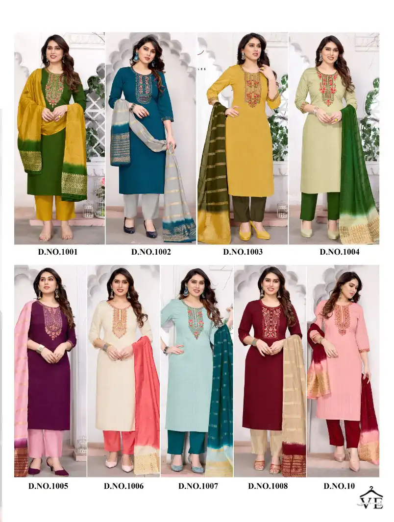 Sharda Zyana Silk Premium Cheks Silk Wholesale Designer Readymade Salwar Suit Catalog — Wholesale Salwar Suits, MPA wholesale from Surat — view 9