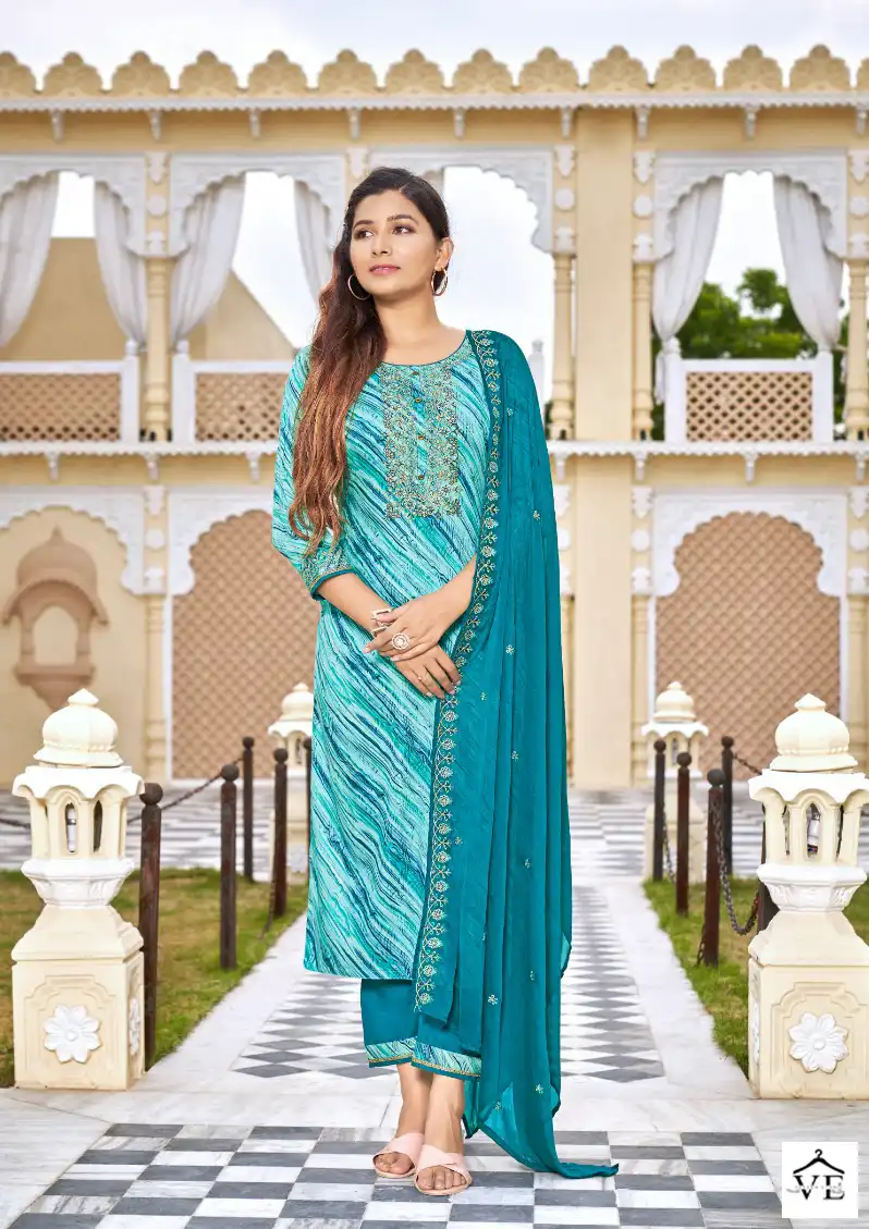 Kalaroop Zhansi Vol 3 Heavy Jam Cottan Wholesale Readymade Salwar Suit Catalog — Wholesale Salwar Suits, MPA wholesale from Surat - Gallery Image 3