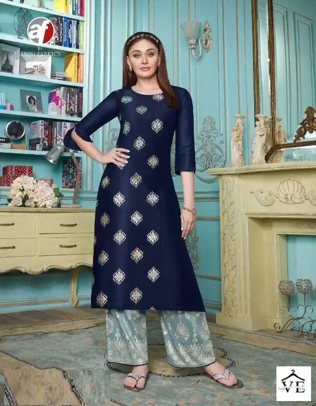 StockOut Zoya Vol 5 Bamber Silk Wholesale Kurti With Plazzo Catalog — Wholesale Kurtis, MPA wholesale from Surat - Gallery Image 3