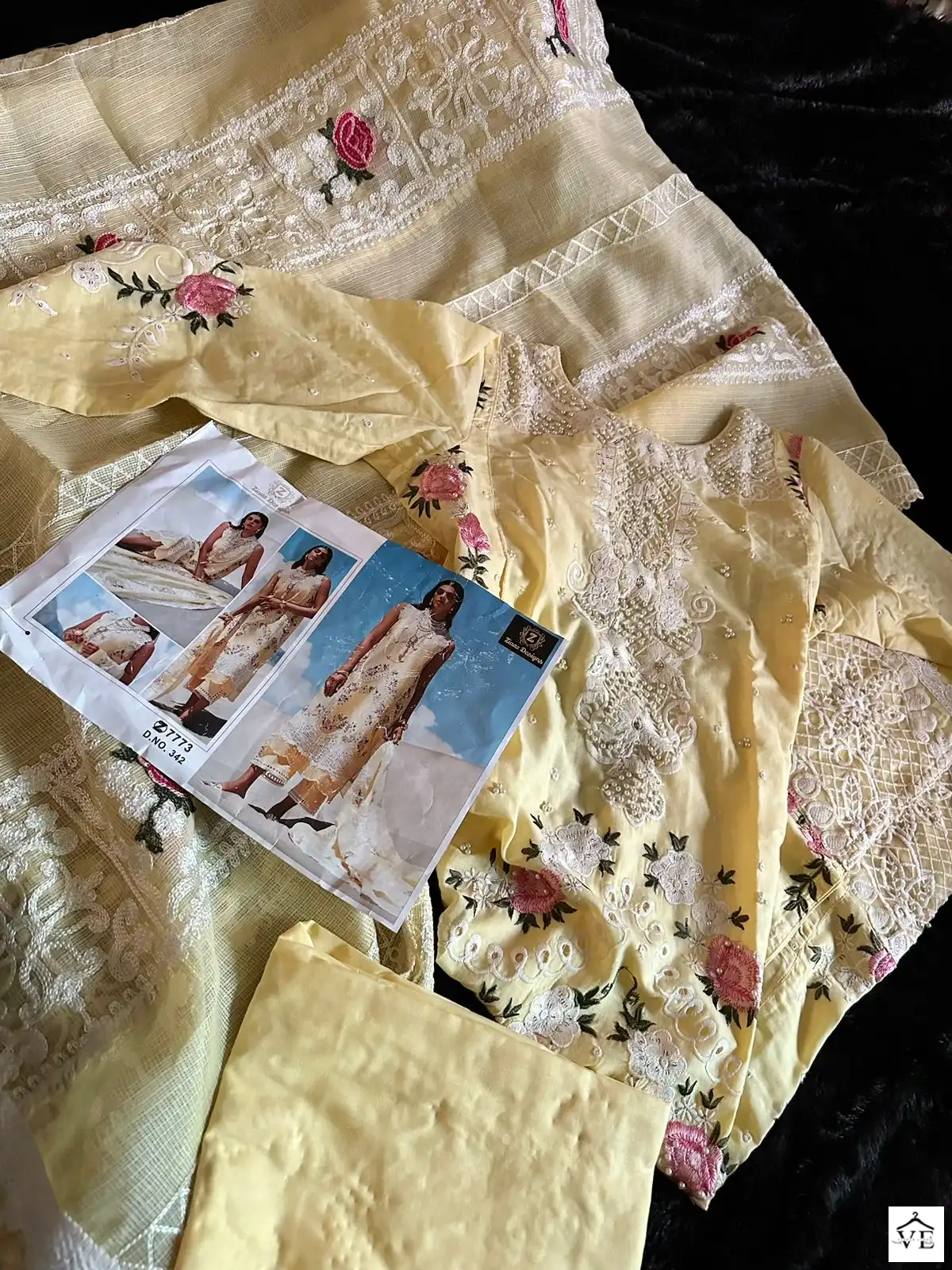 Ziaaz 342 Cotton Wholesale Pakistani Suit — Wholesale Salwar Suits, MPA wholesale from Surat — view 2