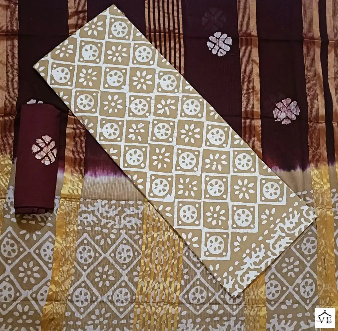 Jj Popllin Wax Batik Suits Cotton Wholesale Salwar Suit Catalog — Wholesale Salwar Suits, MPA wholesale from Surat - Gallery Image 9