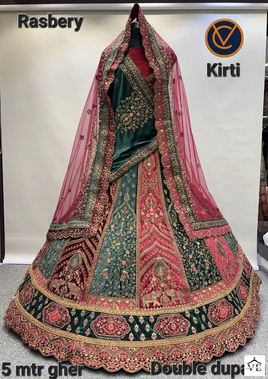 Vaishnavi Kirti Series Designer Wholesale Bridal Lehenga Catalog — Wholesale Lehenga, MPA wholesale from Surat - Gallery Image 2