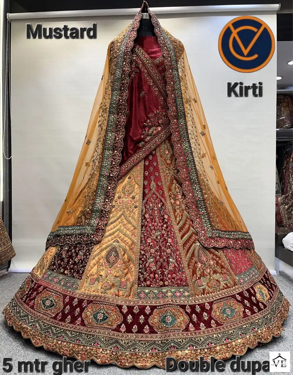 Vaishnavi Kirti Series Designer Wholesale Bridal Lehenga Catalog — Wholesale Lehenga, MPA wholesale from Surat — view 1