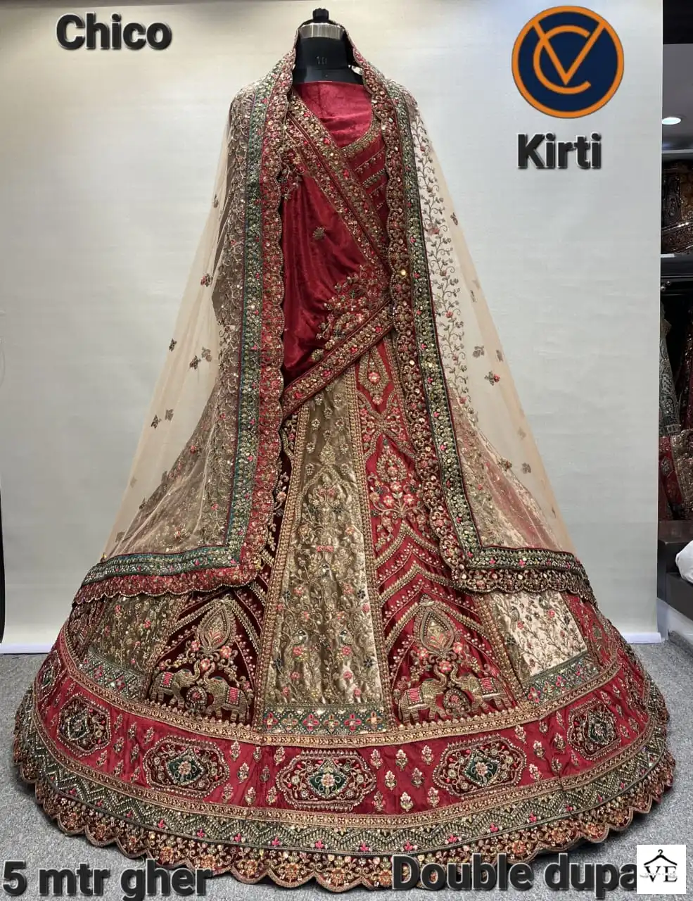 Vaishnavi Kirti Series Designer Wholesale Bridal Lehenga Catalog — Wholesale Lehenga, MPA wholesale from Surat - Gallery Image 3