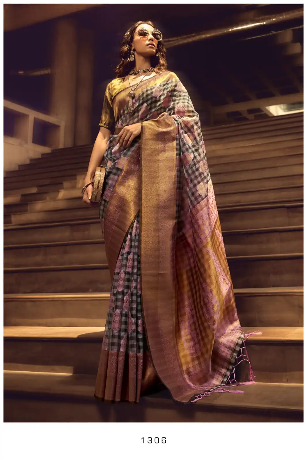 RF 1300 Series Handloom Weaving Silk Wholesale Sarees — Wholesale Sarees, MPA wholesale from Surat - Gallery Image 2