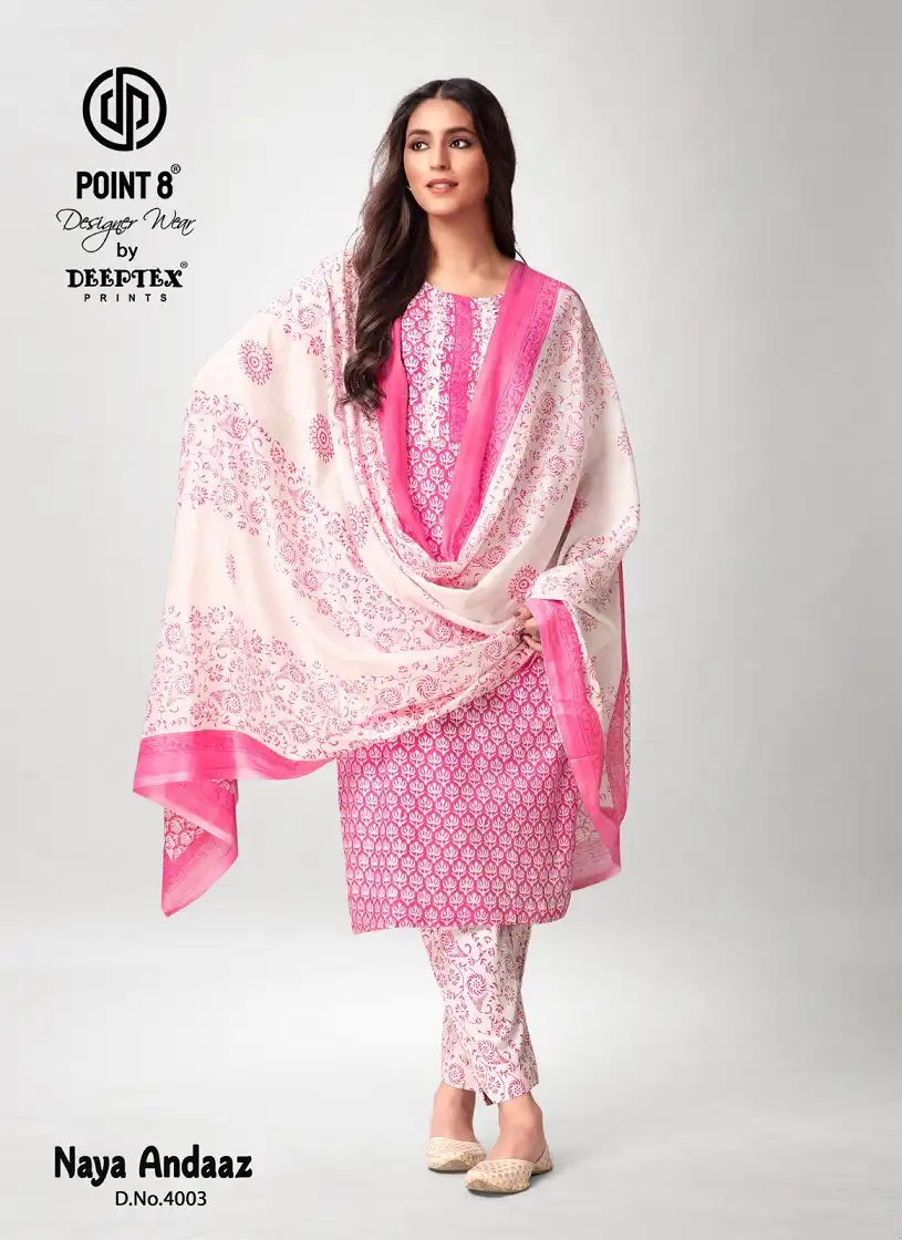 Deeptex Naya Andaaz Vol 4 Cotton Wholesale Readymade Salwar Suit Catalog — Wholesale Salwar Suits, Deeptex wholesale from Surat - Gallery Image 3