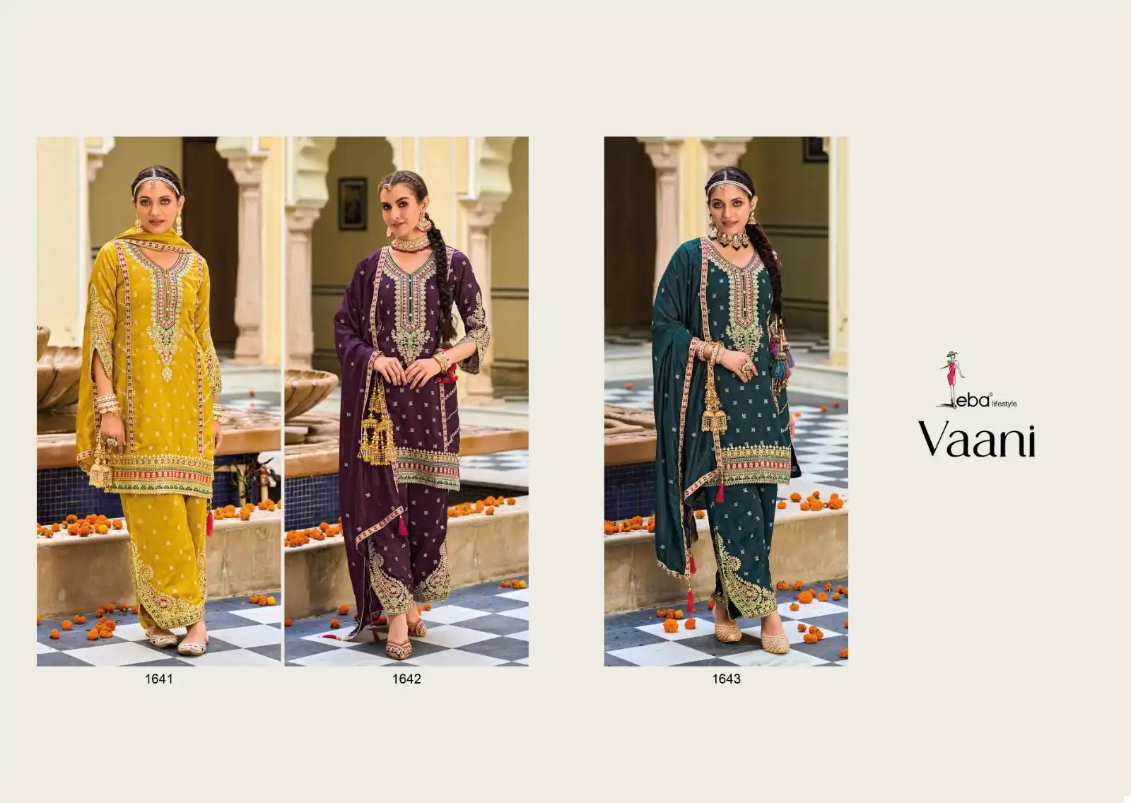 Eba Vaani Premium Silk Wholesale Designer Readymade Salwar Suit Catalog — Wholesale Salwar Suits, Eba Lifestyle wholesale from Surat — view 4