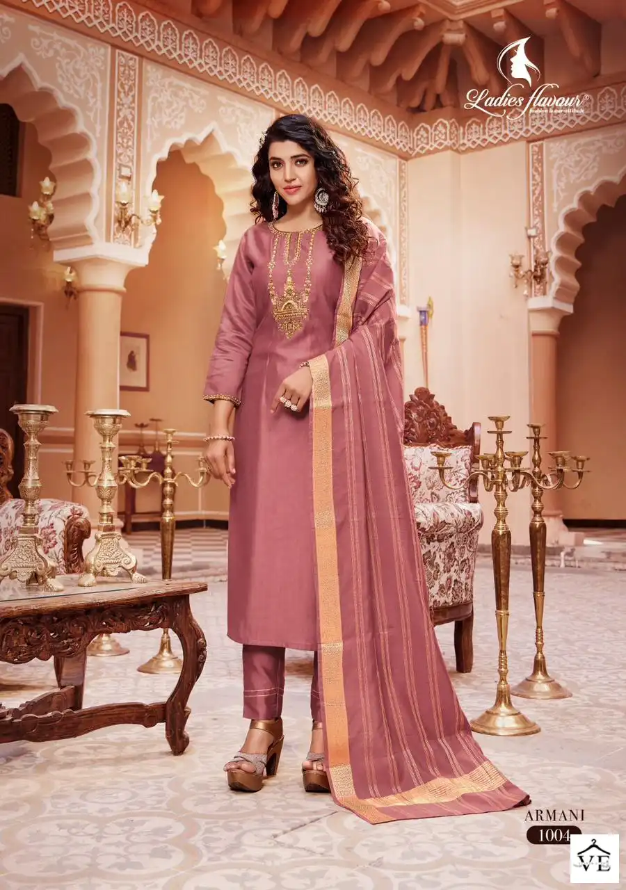 Ladies Flavour Armani Viscose Wholesale Readymade Salwar Suit Catalog — Wholesale Salwar Suits, MPA wholesale from Surat - Gallery Image 5