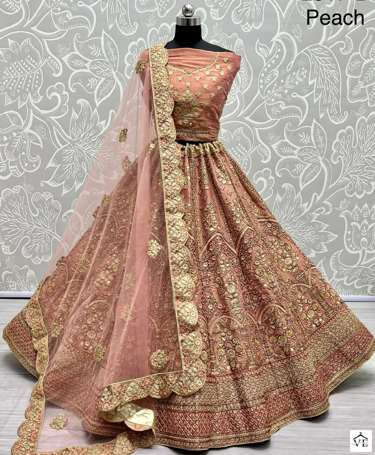 Anjani Art 2517 Bridal Net Wholesale Bridal Lehenga — Wholesale Lehenga, MPA wholesale from Surat — view 1