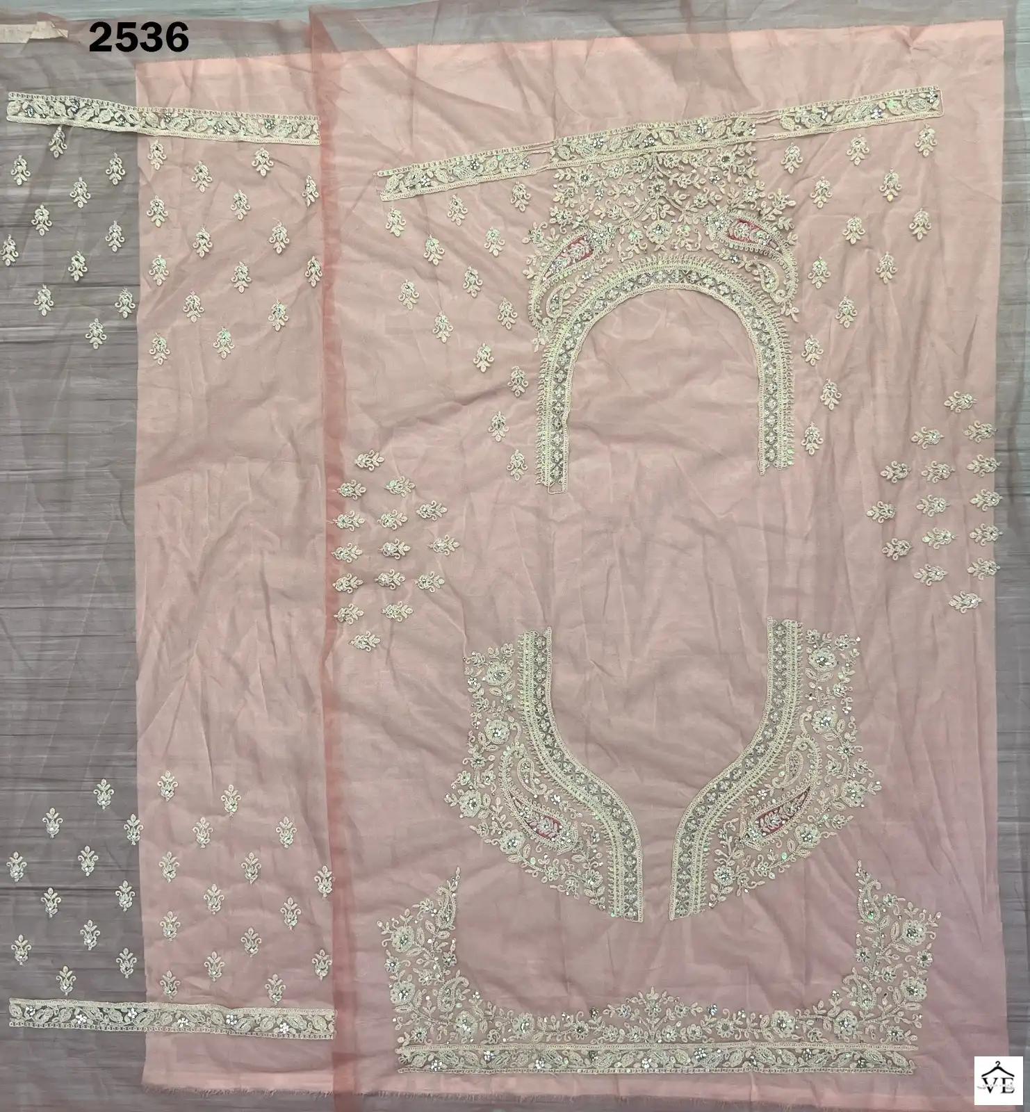 Anjani Art 2536 Net Wholesale Bridal Lehenga — Wholesale Lehenga, MPA wholesale from Surat - Gallery Image 3
