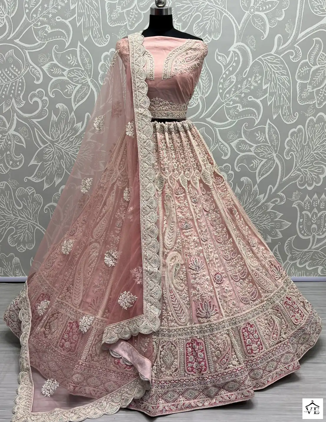 Anjani Art 2536 Net Wholesale Bridal Lehenga — Wholesale Lehenga, MPA wholesale from Surat — view 1