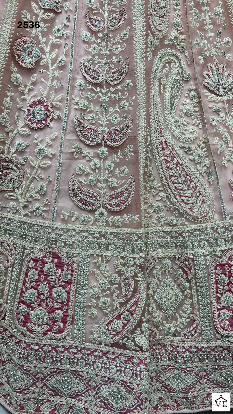 Anjani Art 2536 Net Wholesale Bridal Lehenga — Wholesale Lehenga, MPA wholesale from Surat — view 5