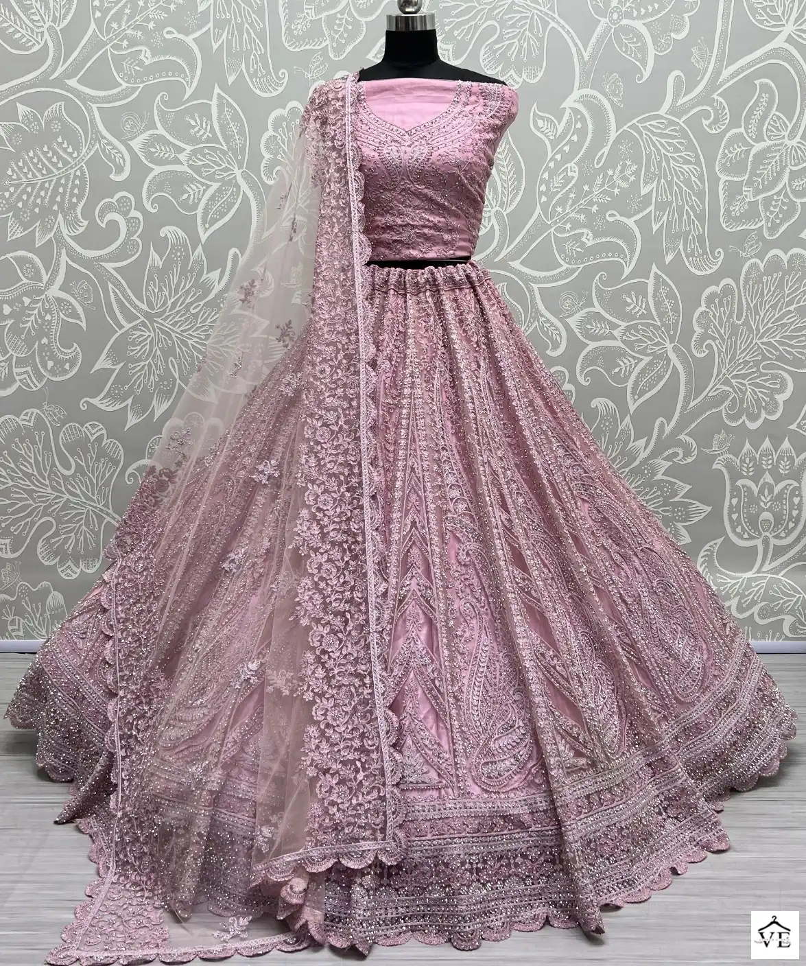 Anjani Art 2556 Heavy Net Wholesale Bridal Lehenga — Wholesale Lehenga, MPA wholesale from Surat — view 1