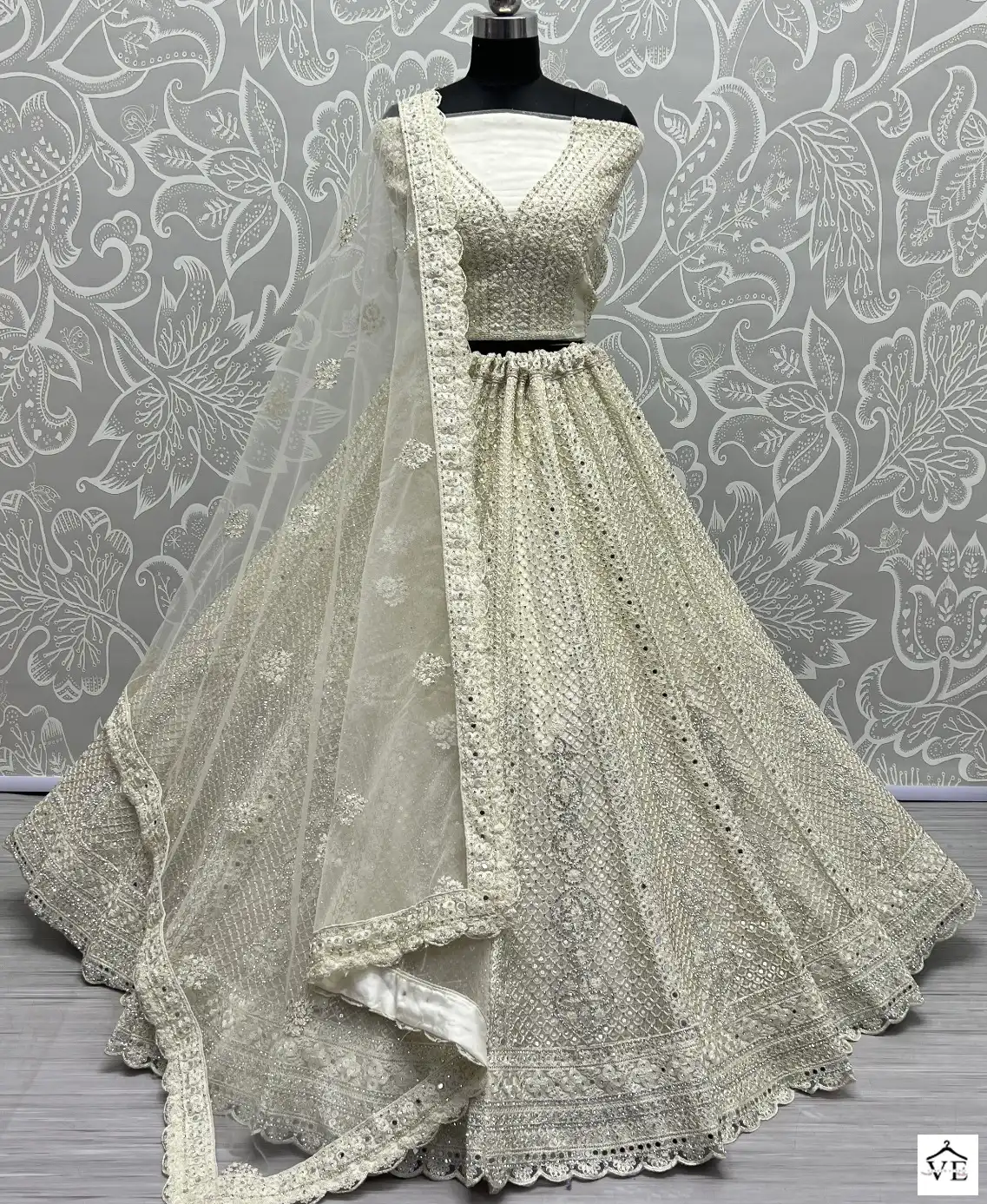 Anjani Art 2559 Heavy Net Wholesale Bridal Lehenga Catalog — Wholesale Lehenga, MPA wholesale from Surat — view 1