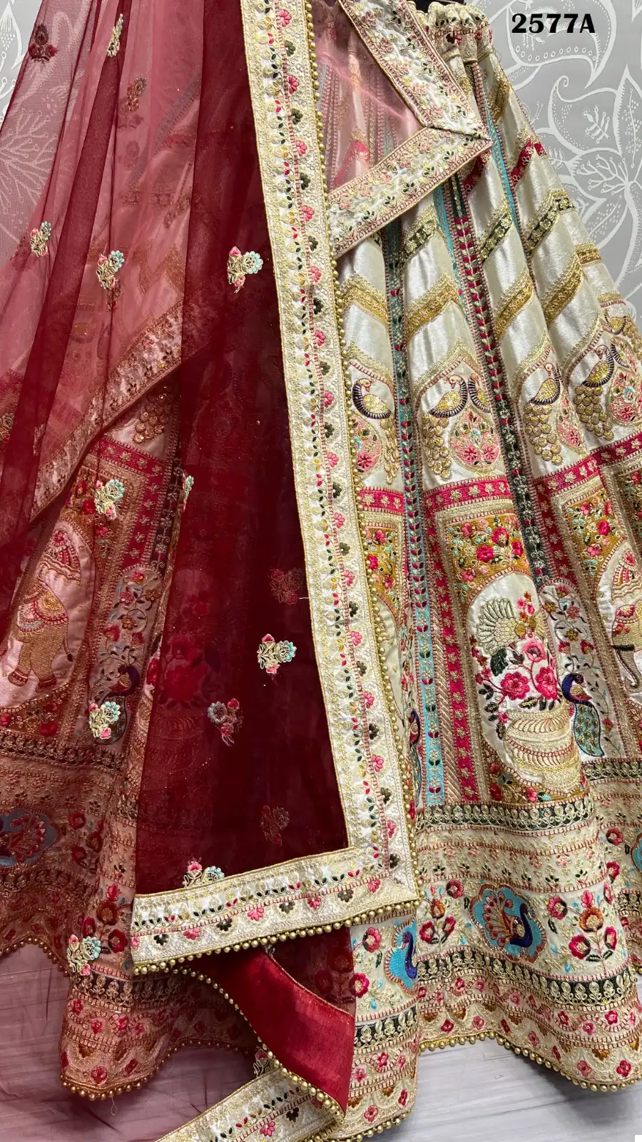 Anjani Art 2577 Velvet Wholesale Bridal Lehenga Catalog — Wholesale Lehenga, MPA wholesale from Surat - Gallery Image 7