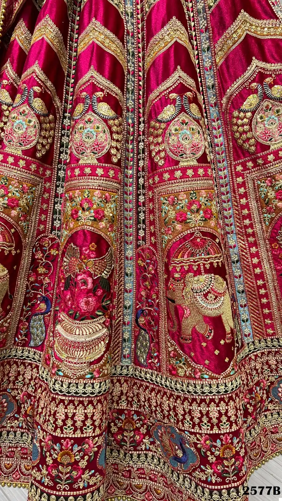 Anjani Art 2577 Velvet Wholesale Bridal Lehenga Catalog — Wholesale Lehenga, MPA wholesale from Surat - Gallery Image 10