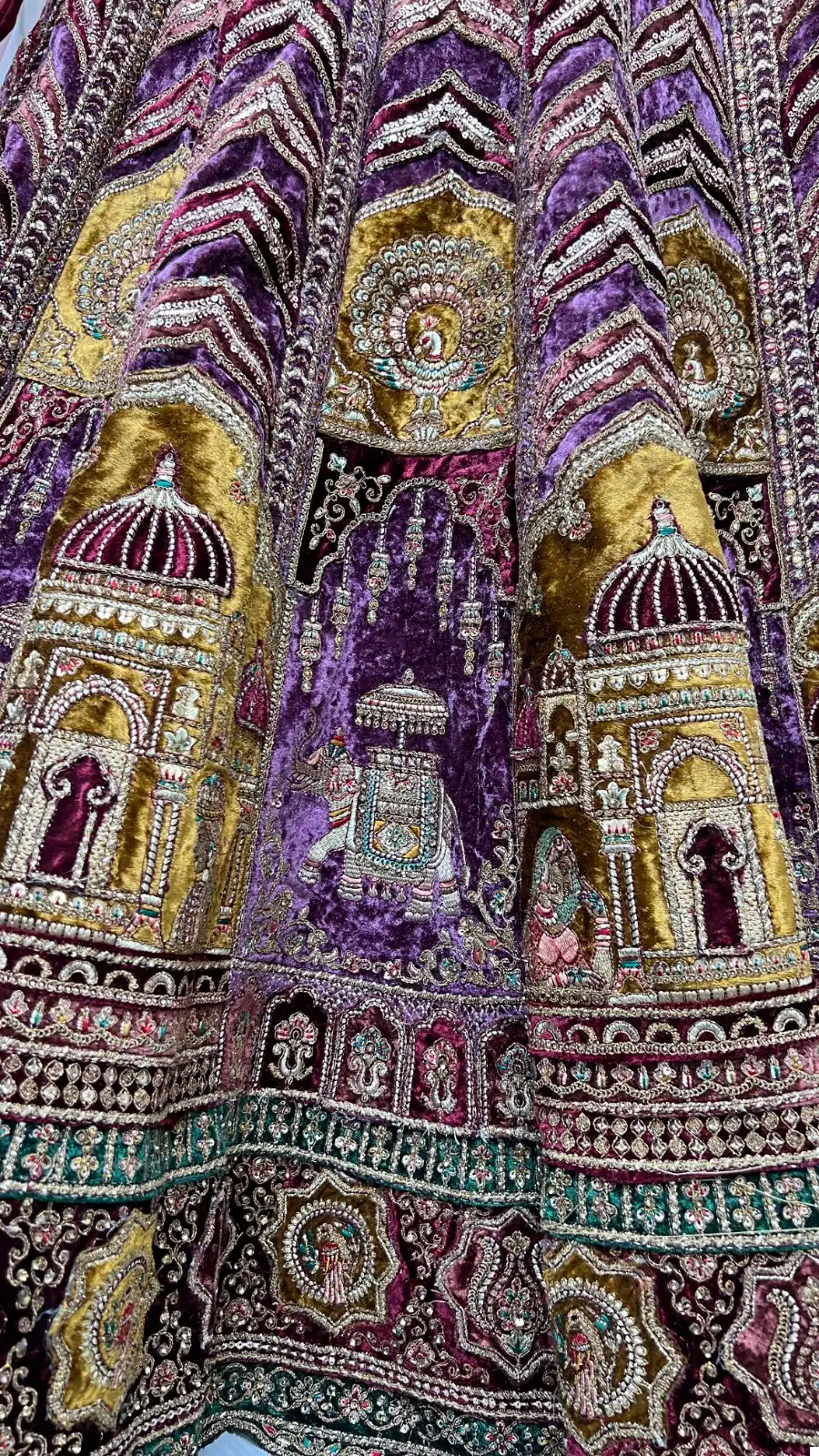 Anjani Art 2578 Velvet Wholesale Bridal Lehenga Choli — Wholesale Lehenga, MPA wholesale from Surat - Gallery Image 3