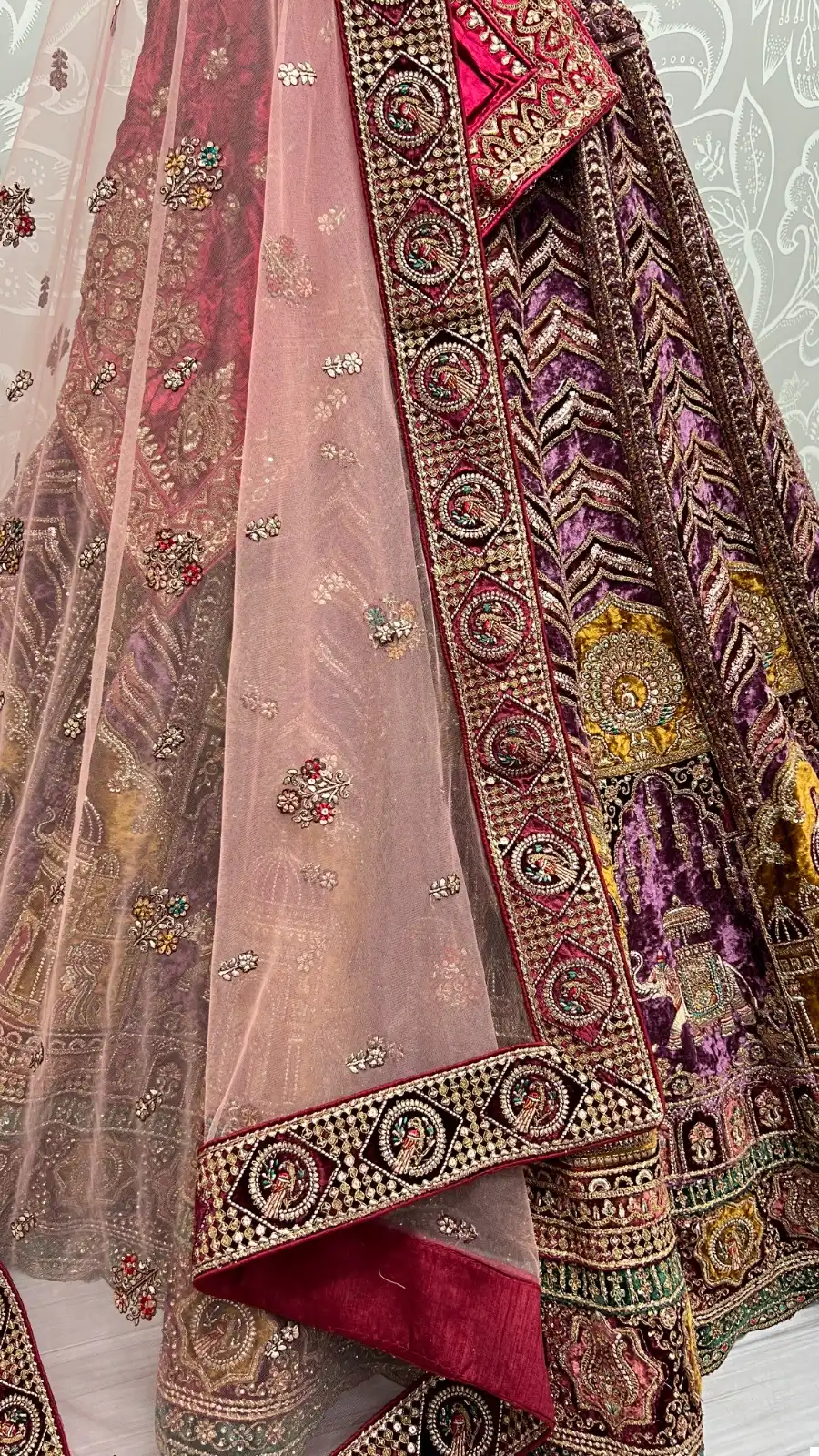 Anjani Art 2578 Velvet Wholesale Bridal Lehenga Choli — Wholesale Lehenga, MPA wholesale from Surat - Gallery Image 6