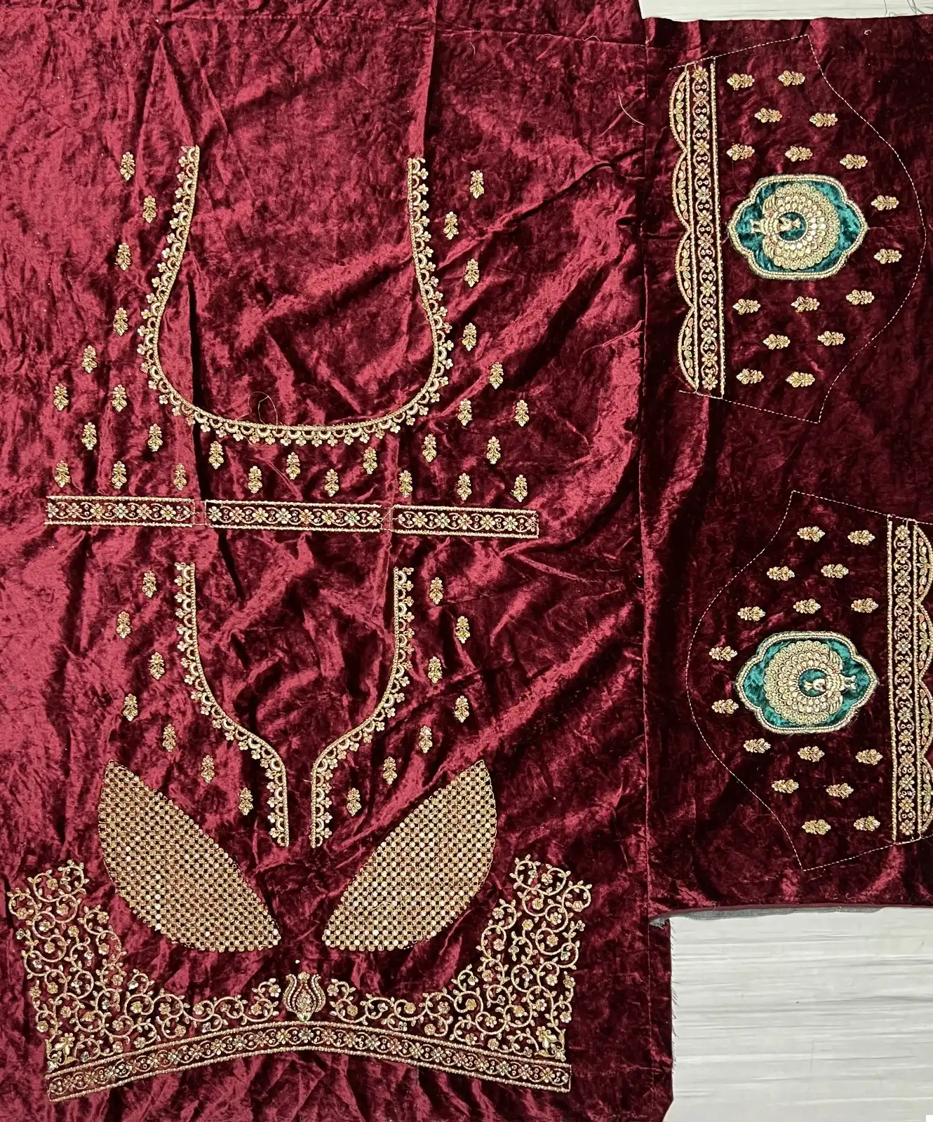 Anjani Art 2578 Velvet Wholesale Bridal Lehenga Choli — Wholesale Lehenga, MPA wholesale from Surat - Gallery Image 2