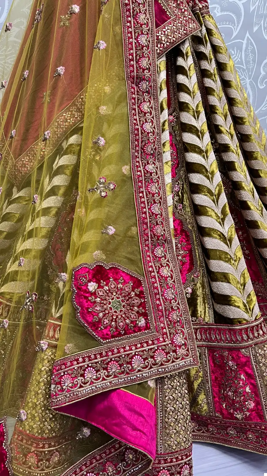 Anjani Art 2580 Velvet Wholesale Bridal Lehenga Choli — Wholesale Lehenga, MPA wholesale from Surat - Gallery Image 4