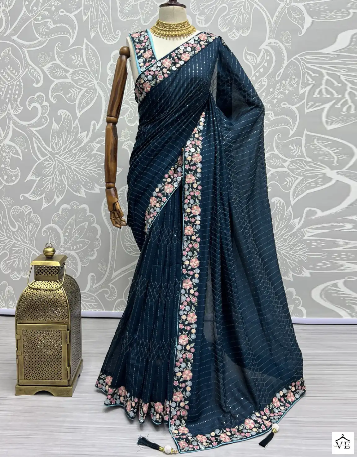 Anjani Art 3023 Vichitra Silk Wholesale Designer Saree Catalog — Wholesale Sarees, MPA wholesale from Surat — view 1